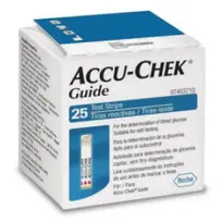 ACCU-CHEK GUIDE TIRAS REACTIVAS X25U.