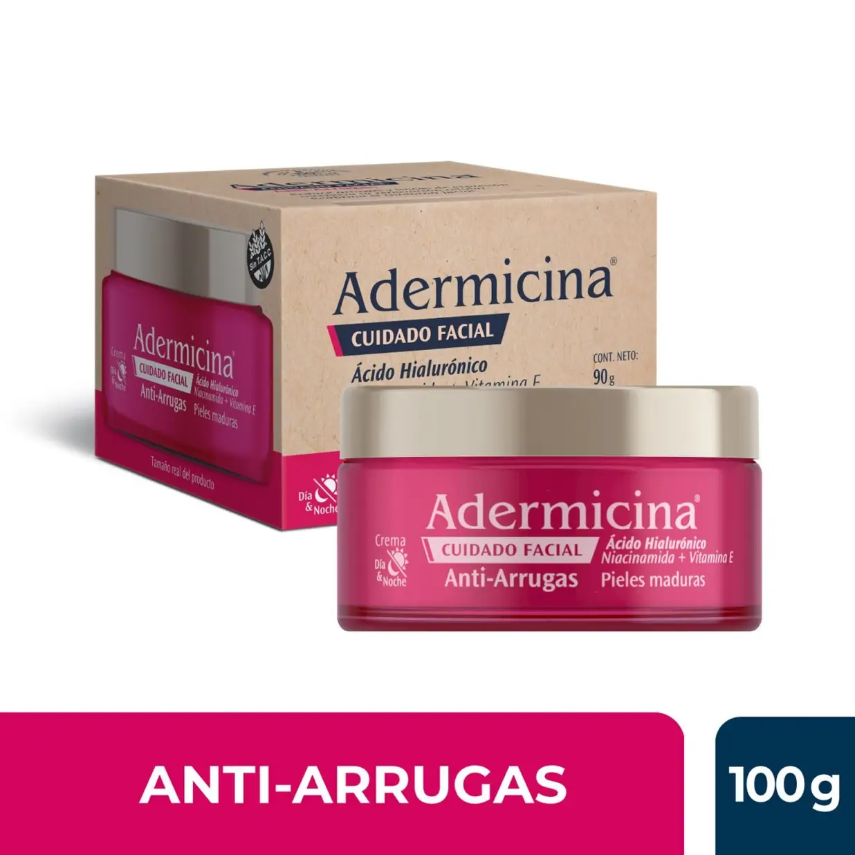 ADERMICINA CREMA FACIAL ANTIARRUGAS X100