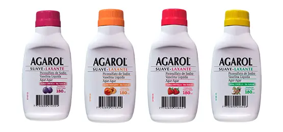 AGAROL FRASCO X180ML FRUTILLA-VAINILLA-CIRUELA