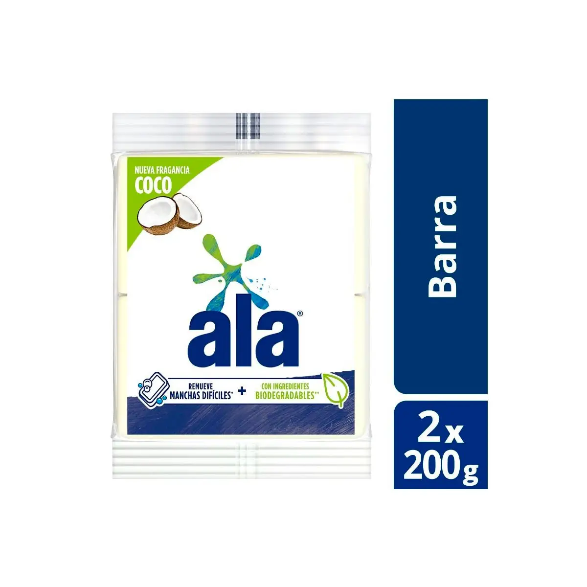 ALA JABON ENBARRA 2X200 COCO 