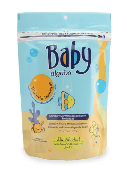 ALGABO BABY TOALLAS HUMEDAS X48 