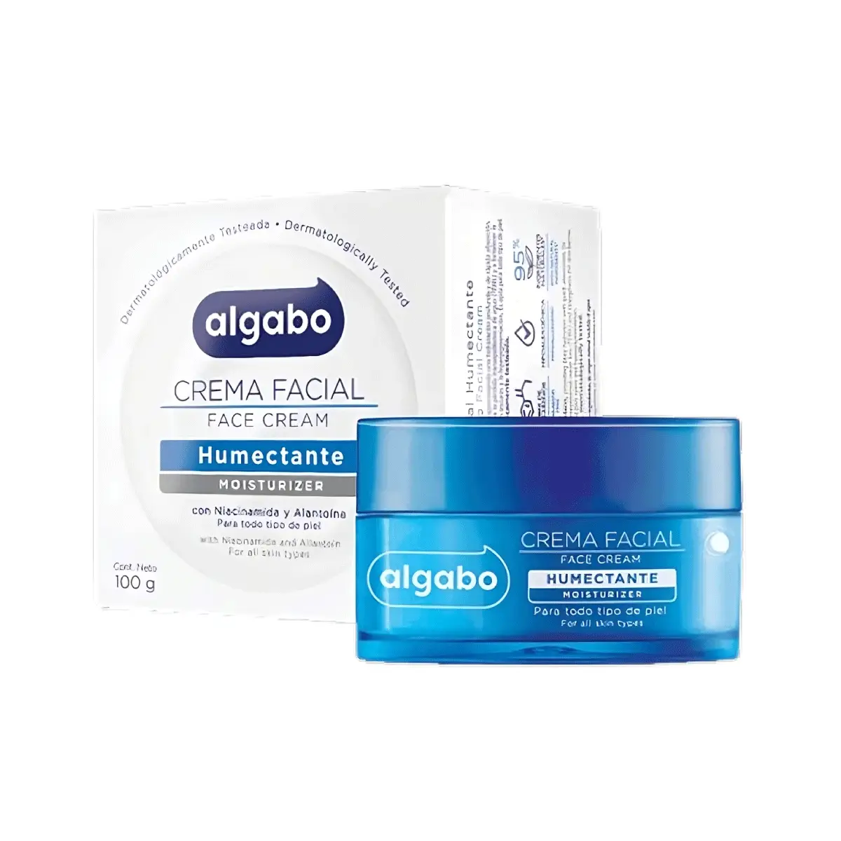 ALGABO CREMA FACIAL HUMECTACION X100 ML 