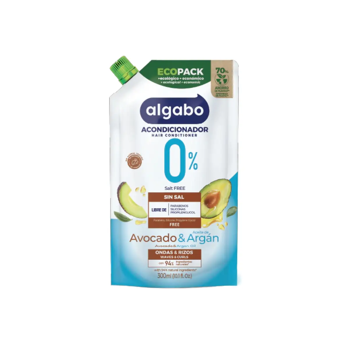 ALGABO ENJUAGUE 0% DP X300 AVOCADO Y ARGAN