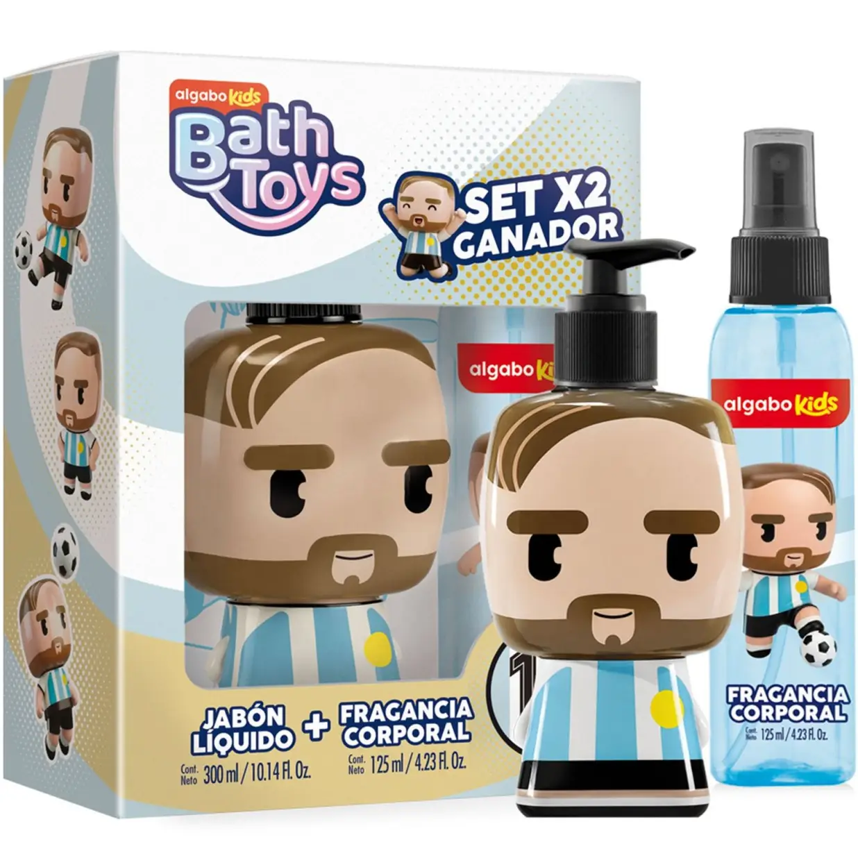 ALGABO KIDS 10 SET COLONIA X125ML + JABÓN LÍQUIDO