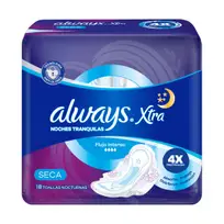 ALWAYS X8 XTRA TRIPLE PROTECCION NOCHE SECA