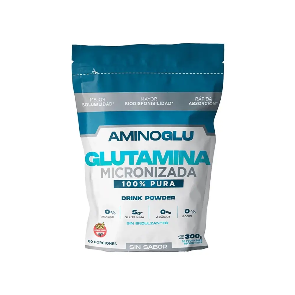 AMINOGLU GLUTAMINA PURA X300G 
