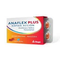 ANAFLEX PLUS RAPIDA ACCION CAPSULAS BLANDAS X8U