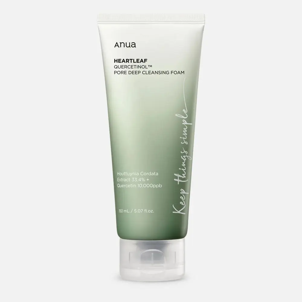 ANUA SKINCARE COREANO HEARTLEAF QUERCETINOL ESPUMA DE LIMPIEZA FACIAL X150