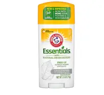 ARM & HAMMER ESSENTIALS NATURAL BARRA DESODORANTE UNSCENTED