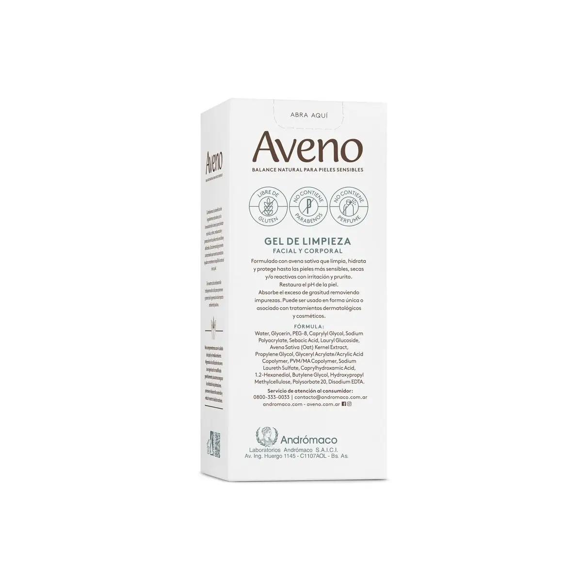 AVENO GEL LIMPIEZA x 250 g