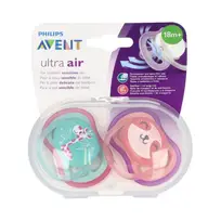 AVENT CHUPETE ULTRA SOFT Y FLEXIBLE +18M X2U.