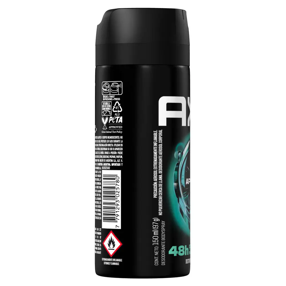 AXE DESODORANTE X150 APOLLO