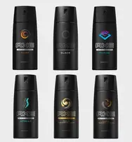 AXE PACK X 6 UNIDADES (apolo/black/collision/dark/epic/gold/musk=