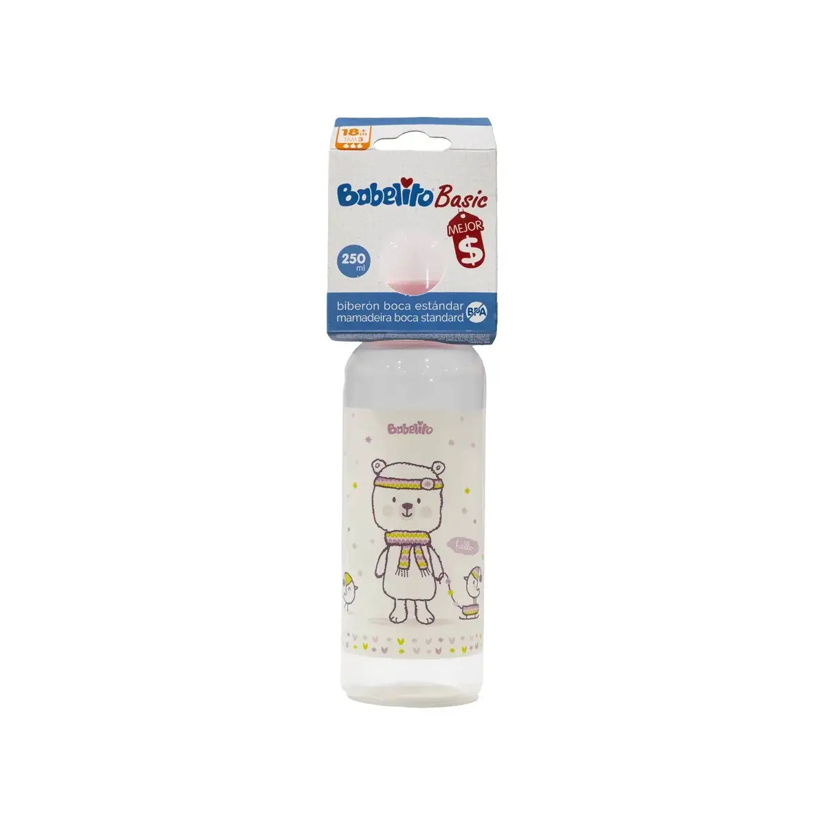 BABELITO BIBERON T3 ROSA X250 