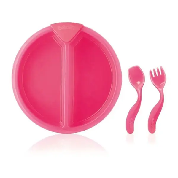 BABELITO PLATO TERMICO + CUBIERTOS