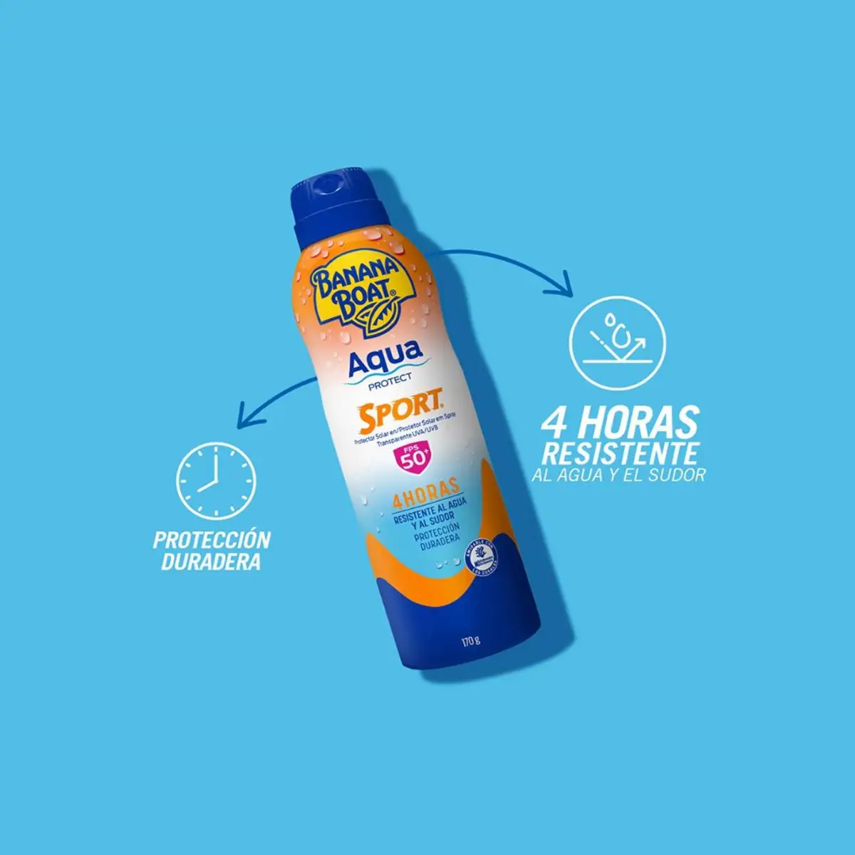 BANANA BOAT PROTECTOR SPORT AQUA PROTECT FPS 50 X170 ML