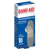 BAND AID X10 TRANSPARENTES 