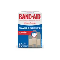 BAND-AID X40 APOSITO TRANSPARENTES 