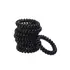 BASICARE COLITAS DE PELO ESPIRAL NEGRAS X8