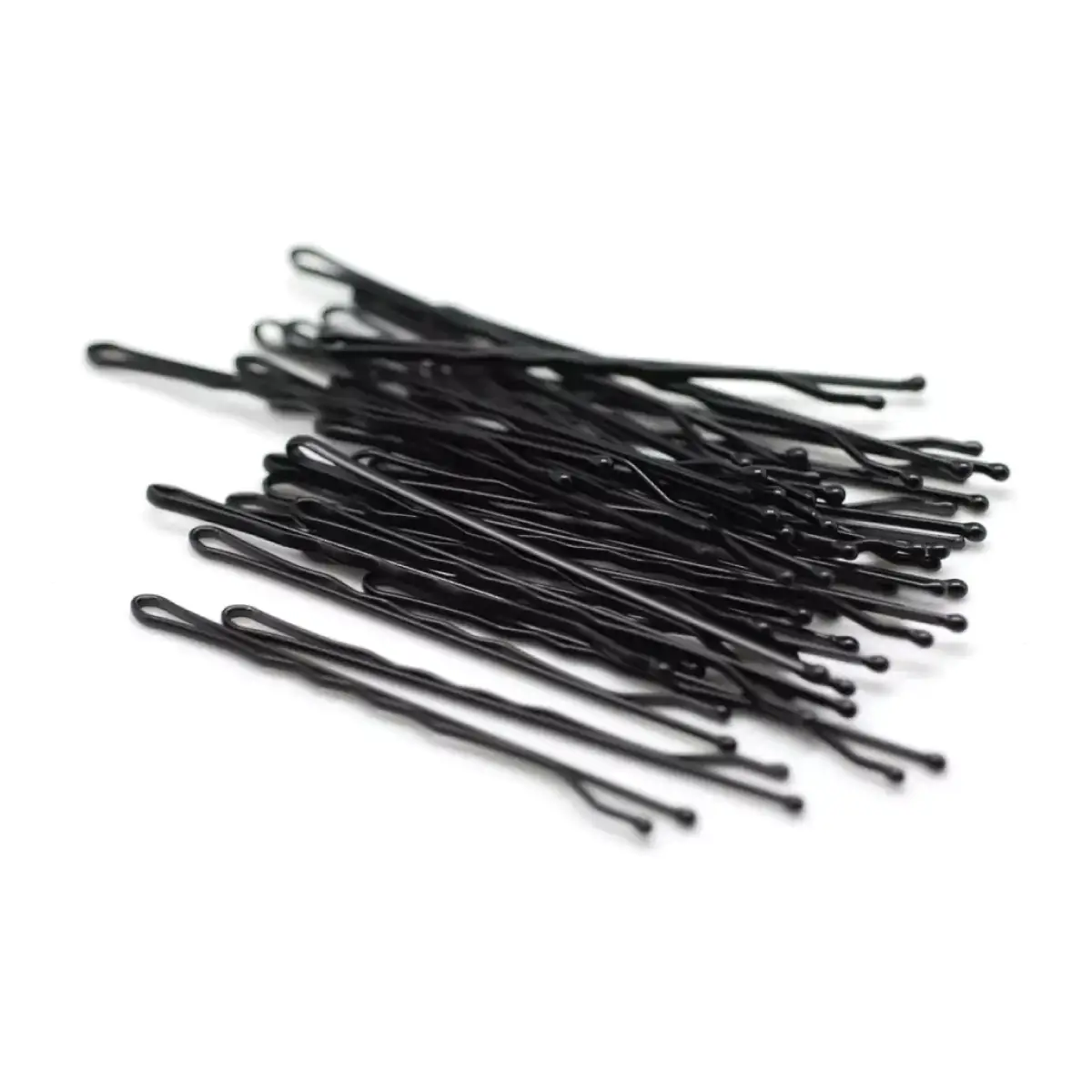BASICARE HORQUILLAS NEGRAS MEDIANAS 6.2 CM X36U