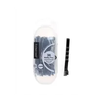 BASICARE HORQUILLAS NEGRAS MEDIANAS 6.2CM X36U