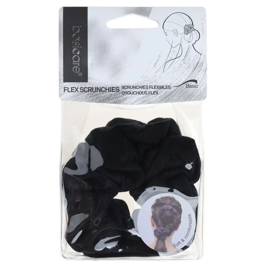 BASICARE SCRUNCHY NEGRO 3905 