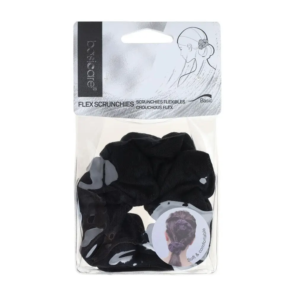 BASICARE SCRUNCHY NEGRO 3905 