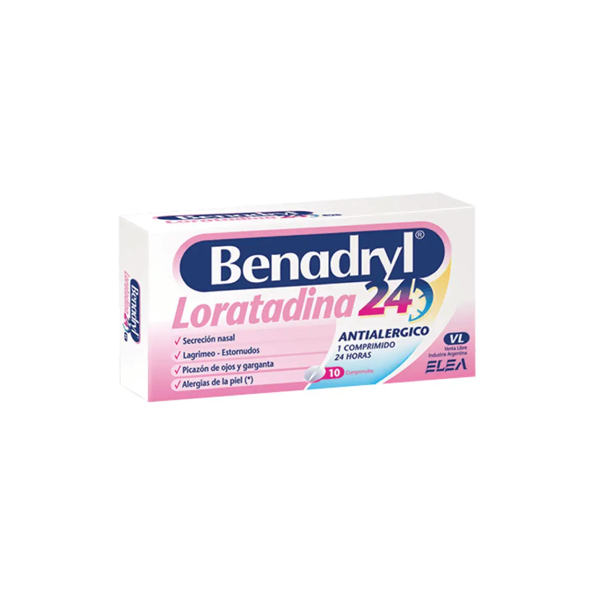 BENADRYL 24 X10 COMPRIMIDOS