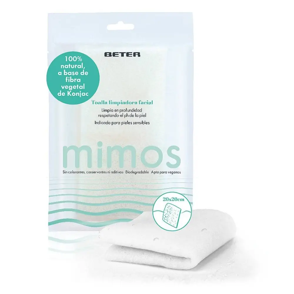 BETER TOALLA LIMPIADORA FACIAL 