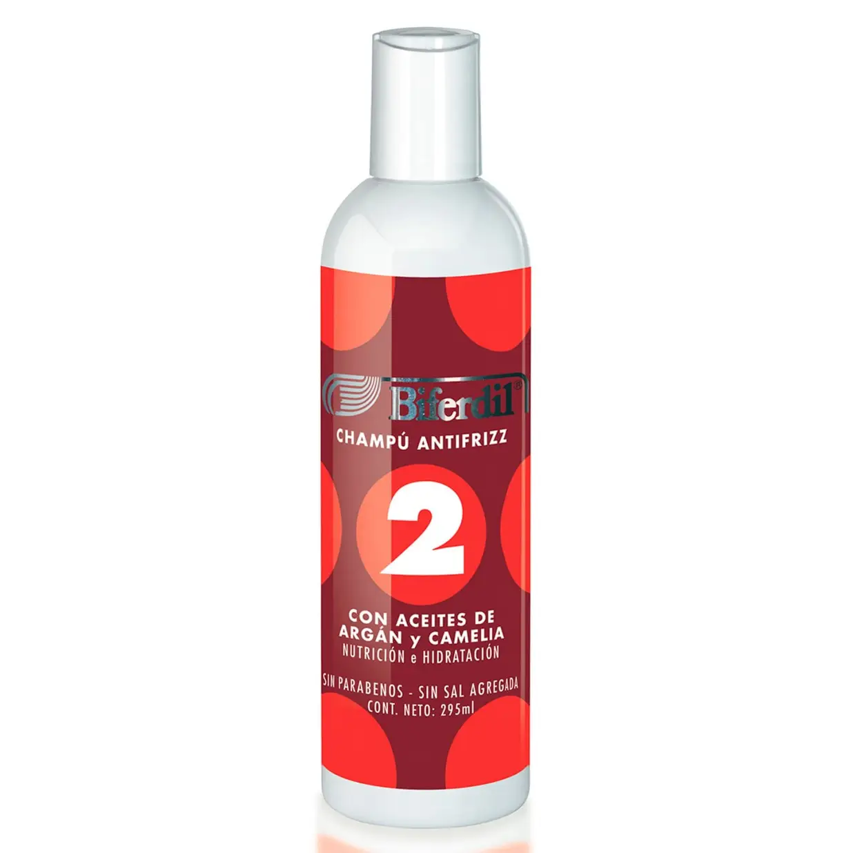 BIFERDIL SHAMPOO 2 X295 ANTIFRIZZ CON ACEITE DE ARGAN Y CAMELIA