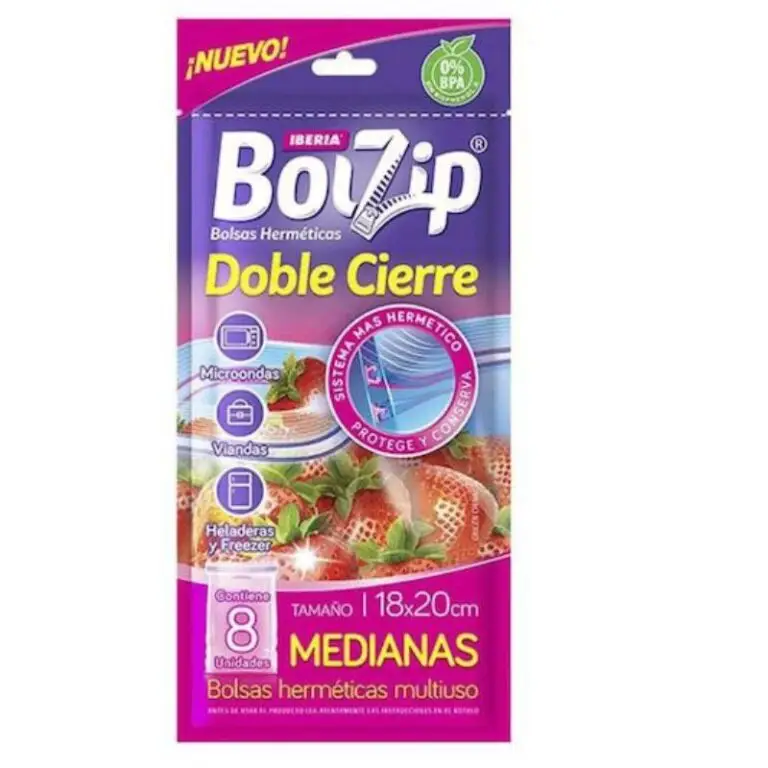 BOLZIP BOLSA HERMETICA X8U MEDIANA