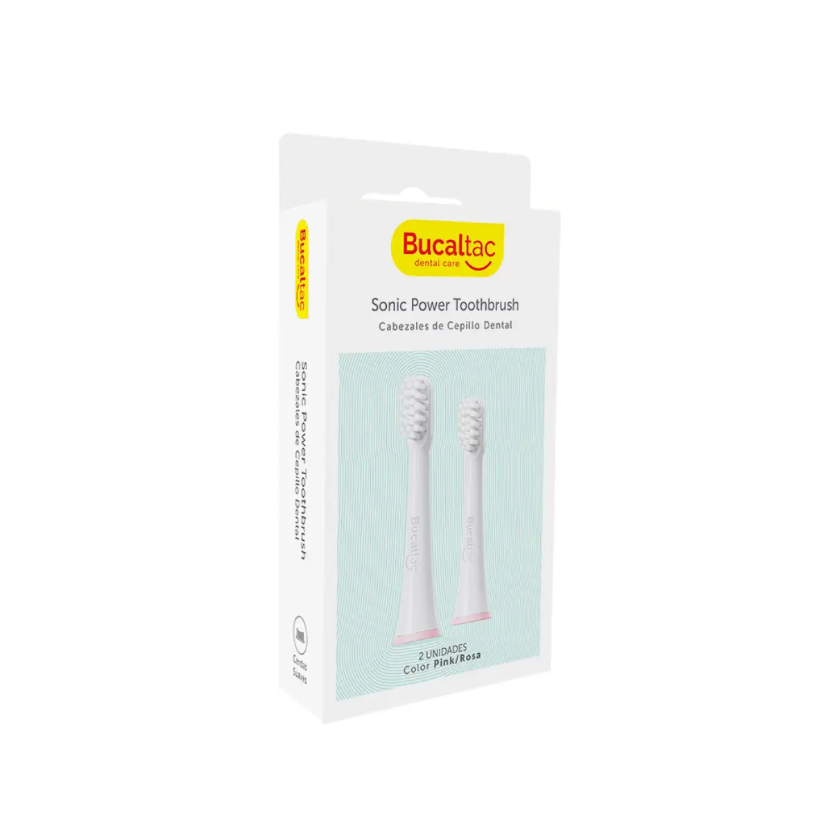 BUCAL TAC CEPILLO ELECTICO ROSA REPUESTO X2 