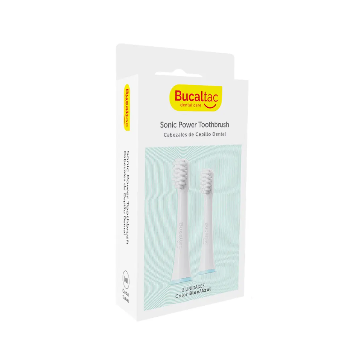 BUCAL TAC CEPILLO ELECTRICO AZUL REPUESTO X2 