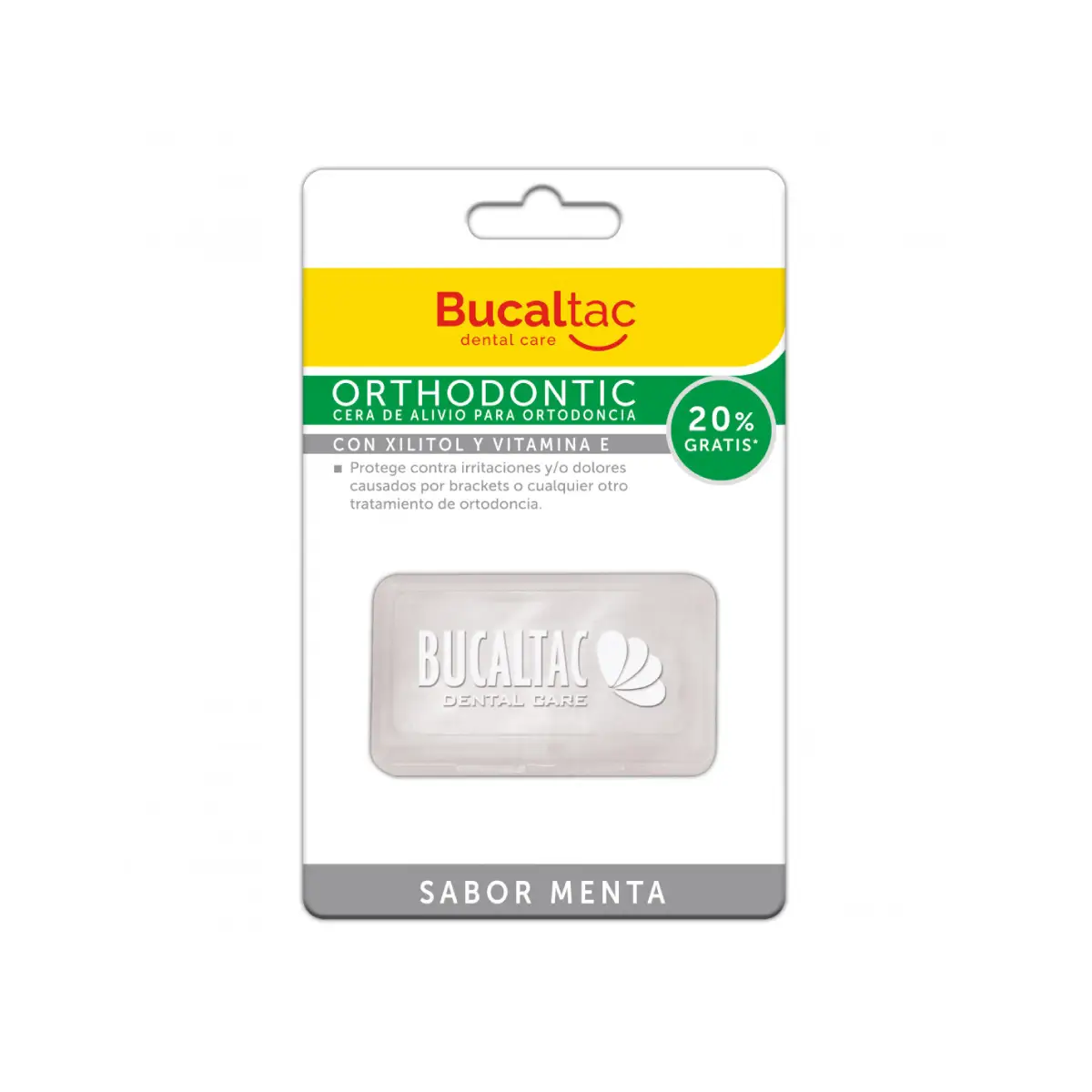 BUCAL TAC CERA DE ORTODONCIA SABOR MENTA