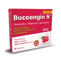 BUCOANGIN N CARAMELOS ANTIBIOTICOS CHERRY X 9 U