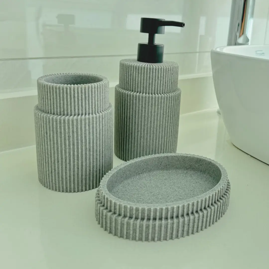 BUNGUIS DISPENSER TRAMADO GRIS 6055