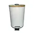 BUNGUIS SET ESCOBILLA DE BAÑO + TACHO NORDICO BLANCO