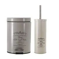 BUNGUIS SET ESCOBILLA DE BAÑO+TACHO PARIS NATURAL