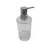 BUNGUIS SET JABONERA+DISPENSER+VASO PORTA CEPILLOS CRISTAL