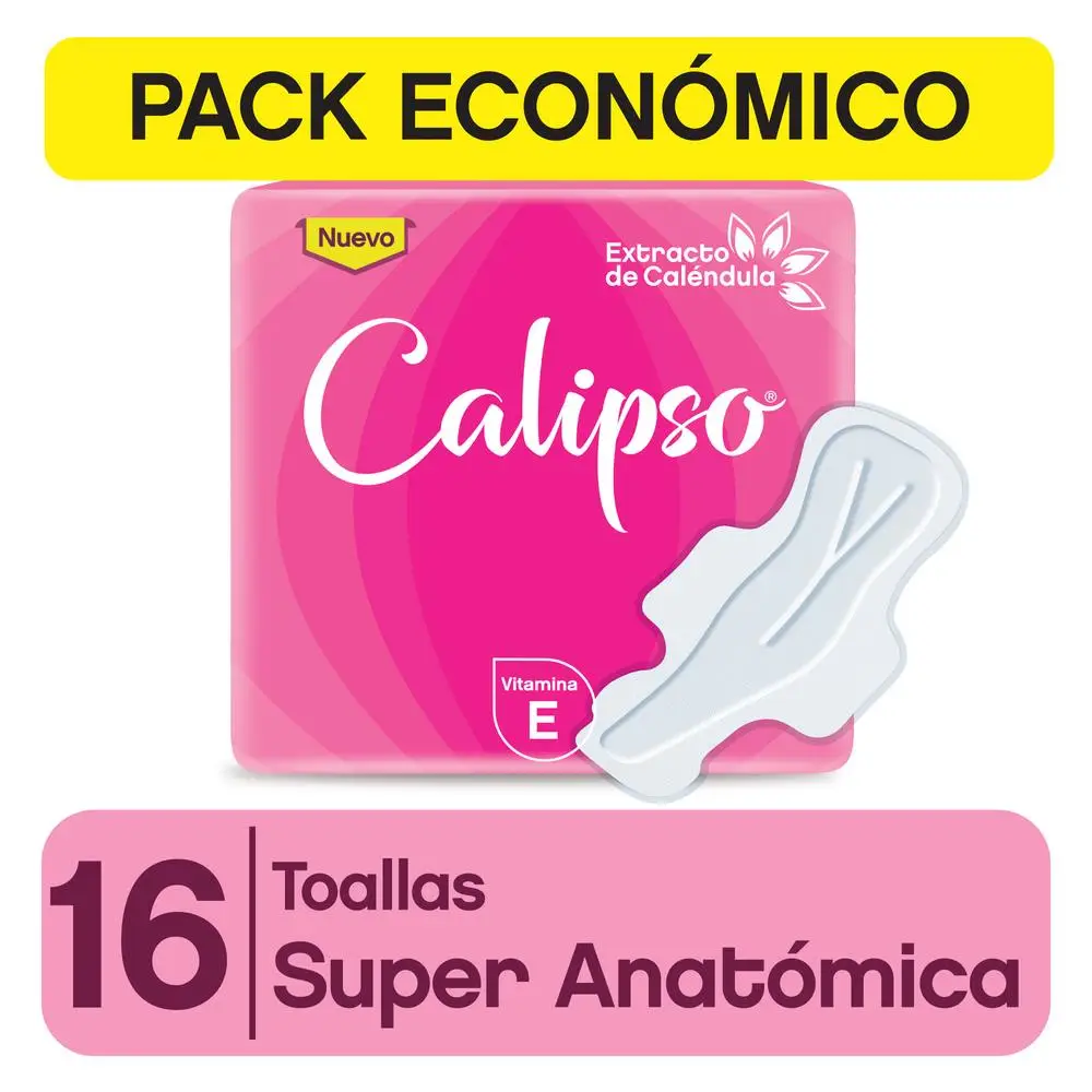 CALIPSO TOALLA X16 SUPER ANATOMICAS COLALESS