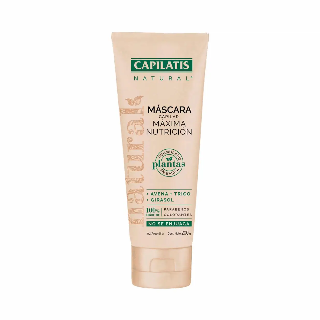 CAPILATIS NATURAL MASCARA X200 MAXIMA NUTRICION