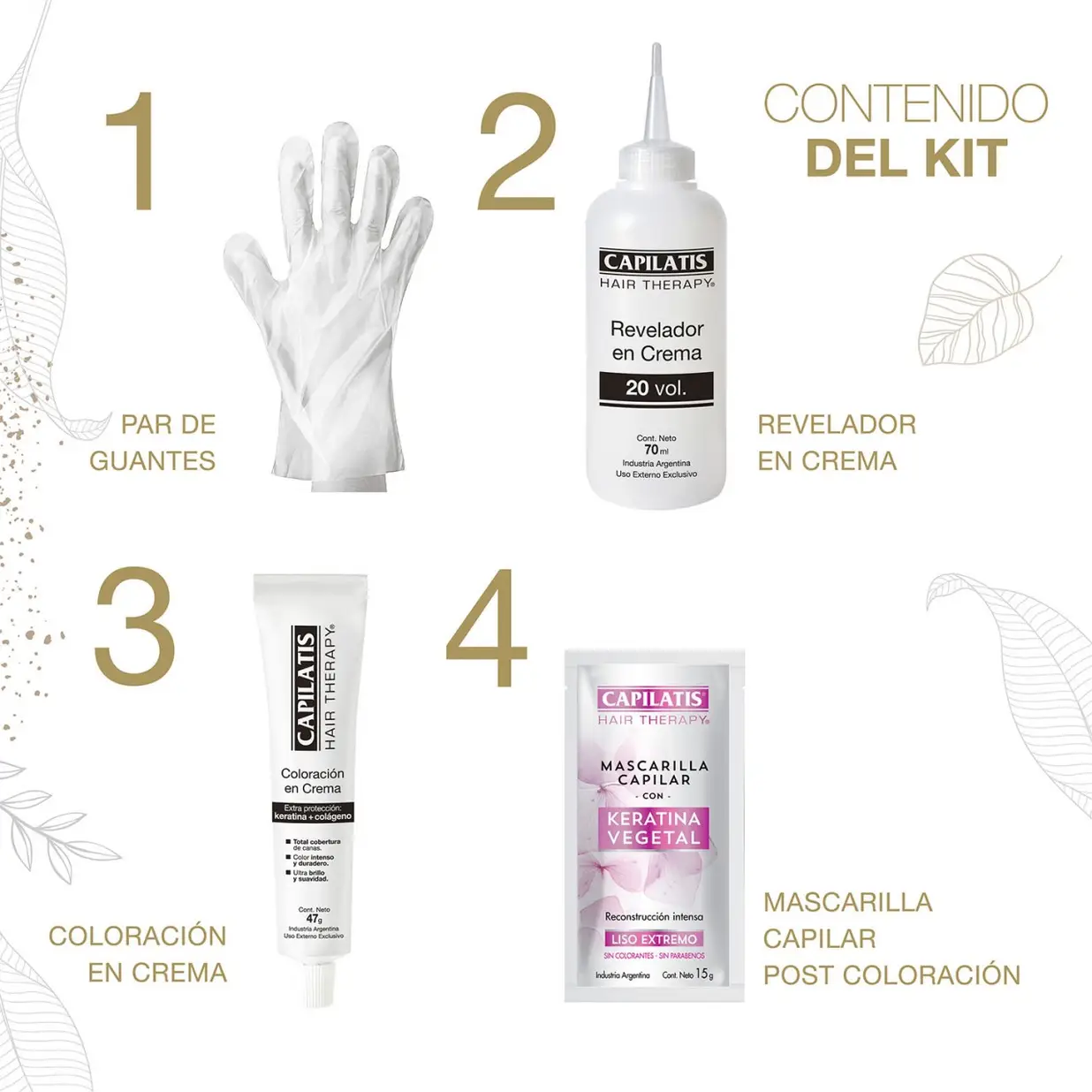CAPILATIS TINTURA KIT 6.64 RUBIO OSCURO ROJIZO