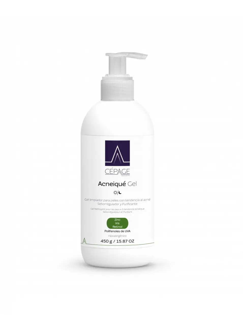 CEPAGE ACNEIQUE GEL X450G. 