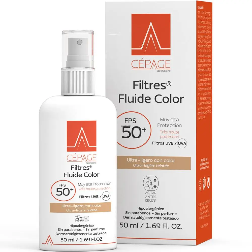 CEPAGE SOLAR F50 FLUIDE COLOR+ X50 ML