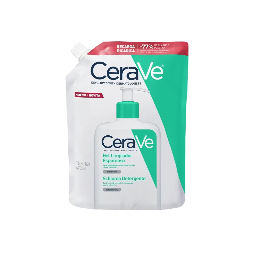 CERAVE GEL LIMPIADOR ESPUMOSO X473 REFILL