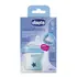 CHICCO MAMADERA NATURAL FEELING SILICONA CELESTE X150ML 0M+