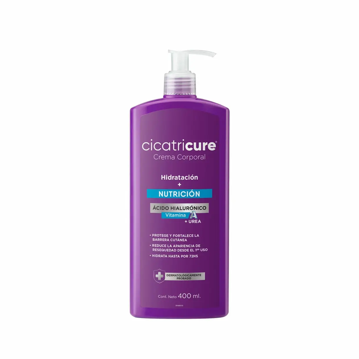 CICATRICURE CREMA NUTRICIÓN X400 ML.