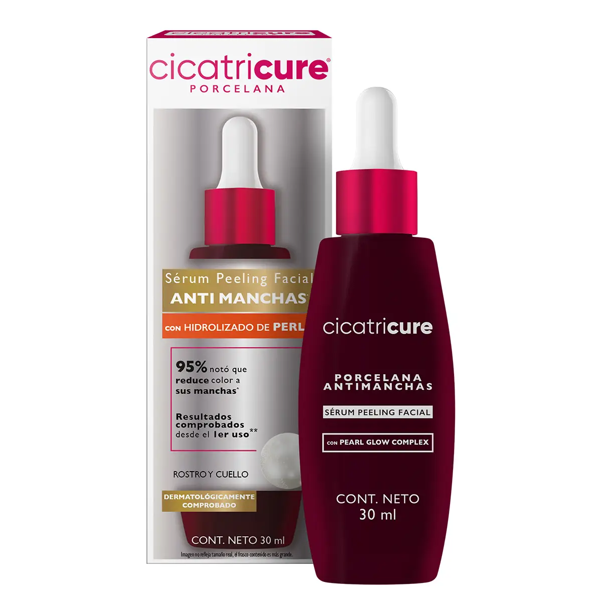 CICATRICURE PORCELANA PEELING FACIAL X30ML