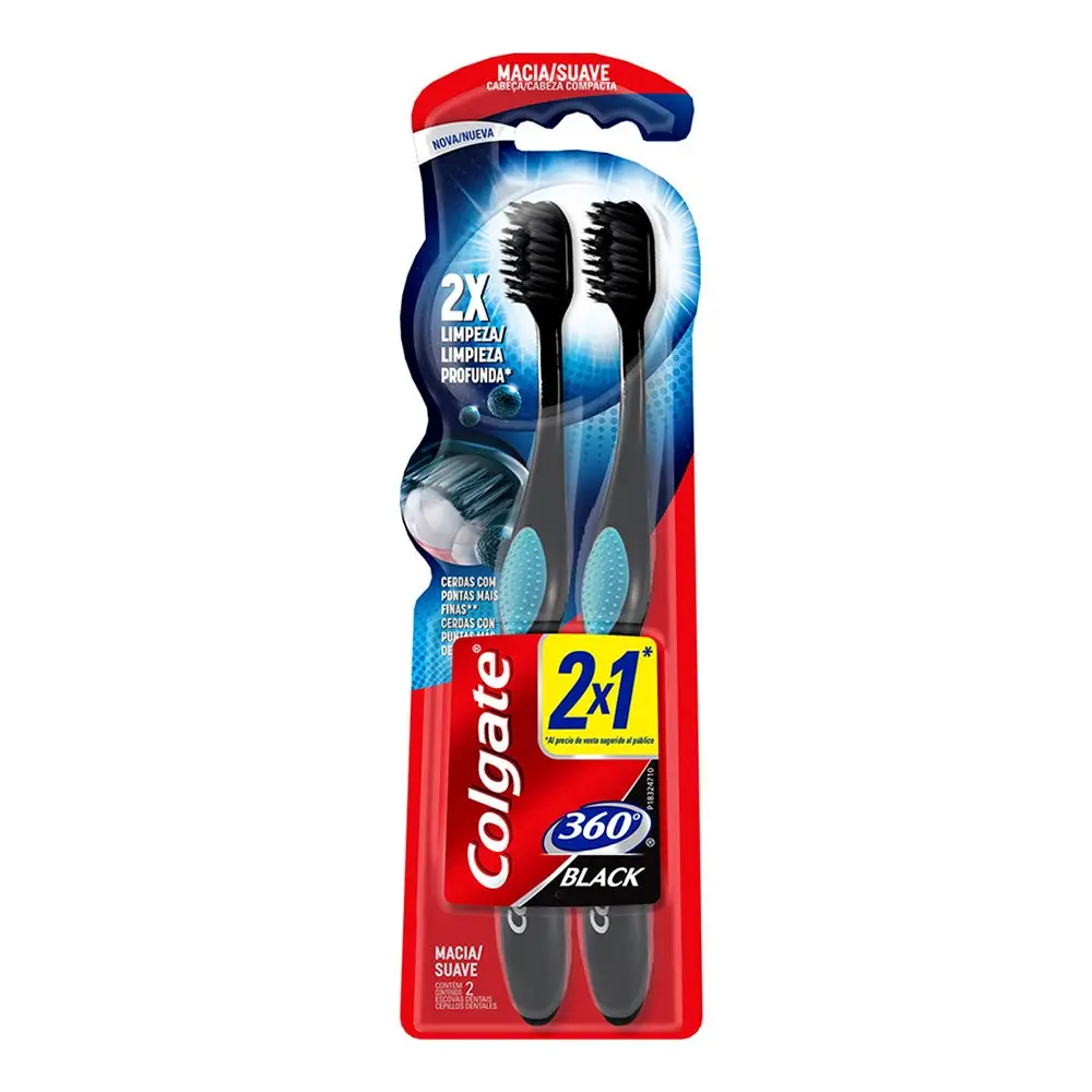 COLGATE CEP.360 2X1 BLACK 