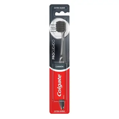 COLGATE CEPILLO DENTAL X1 U. PRO CUIDADO CARBON 